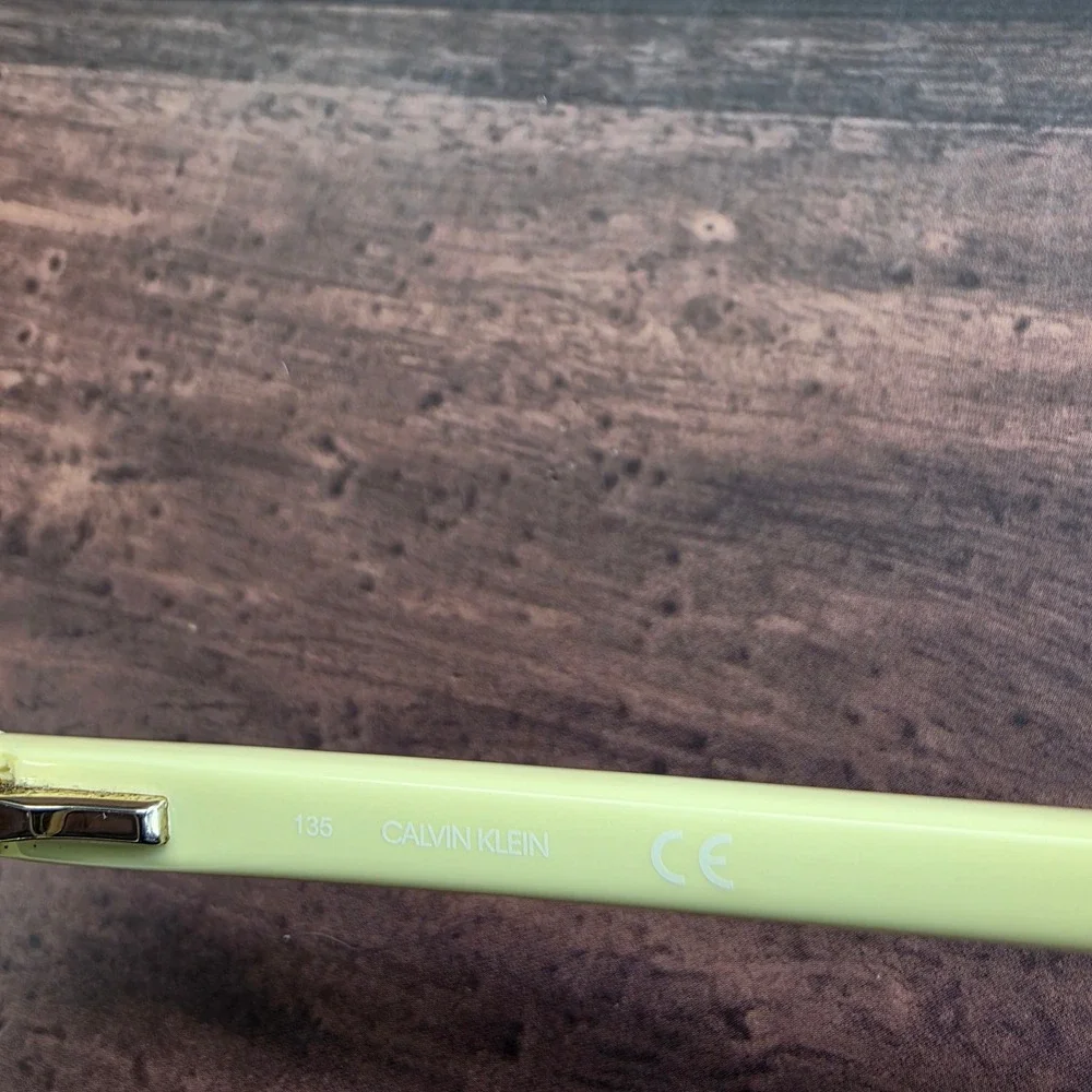 Calvin Klein CK18515 241 Tortoise Lime‎ Green Square Eyeglasses Frames 53-15-135